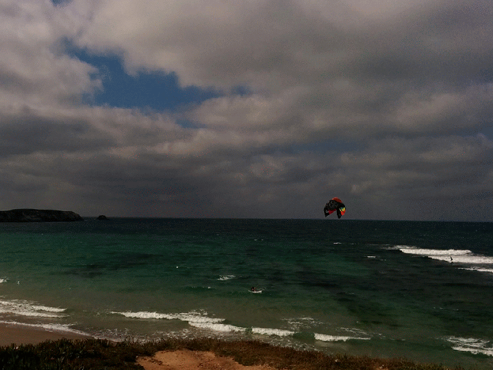 Kitesurfing